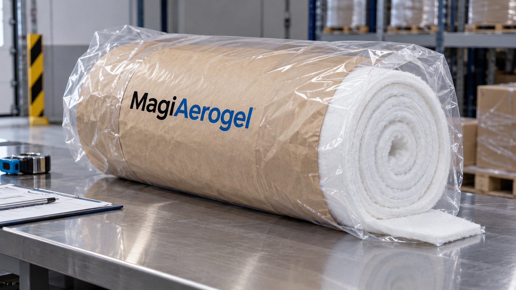 aerogel blanket insulation protective wrapping industrial delivery