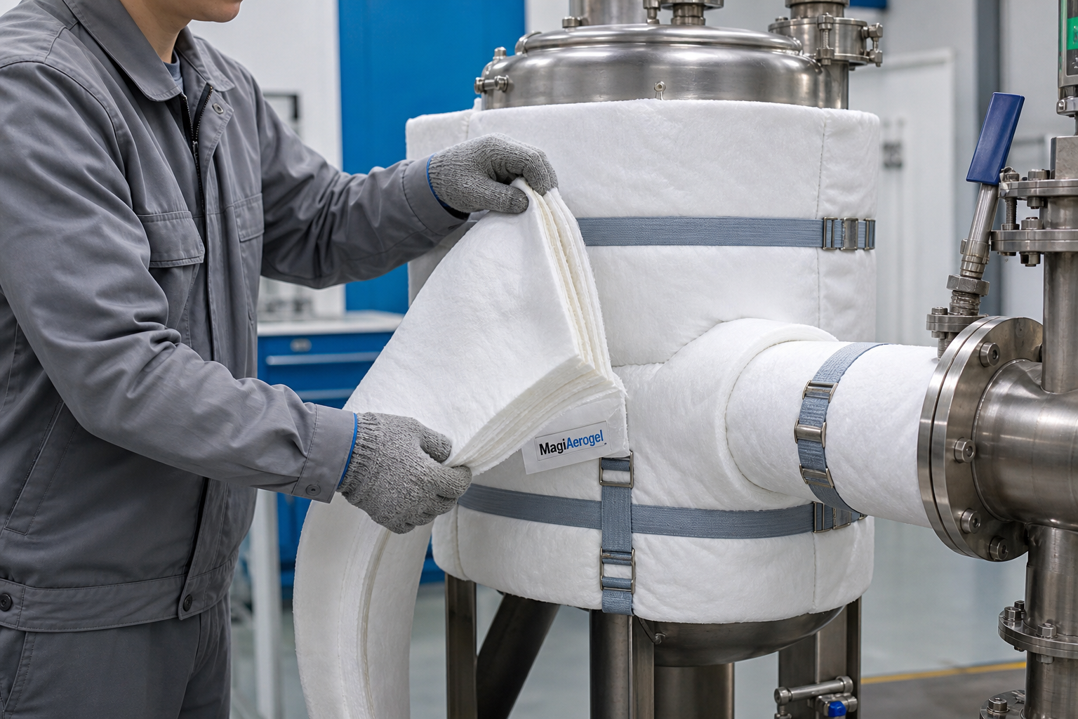 aerogel blanket insulation vessel installation review