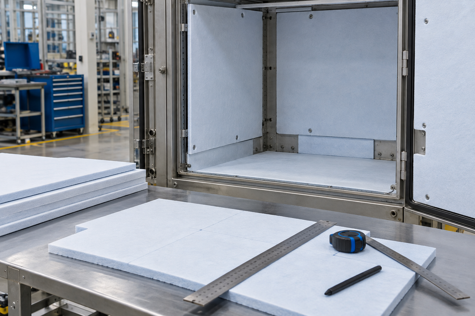 aerogel insulation sheets enclosure fit preparation