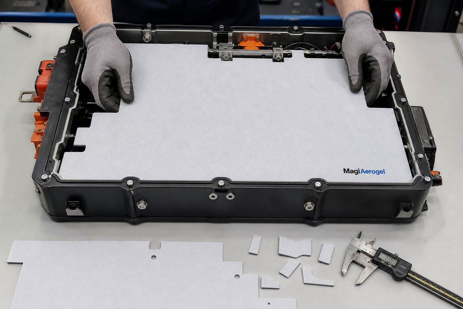 aerogel sheet panel fit inspection